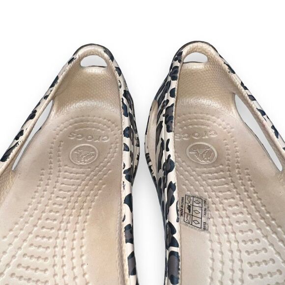 Crocs Kadee Leopard Print Slip-on Comfort Shoes Women's 5 - Picture 11 of 11